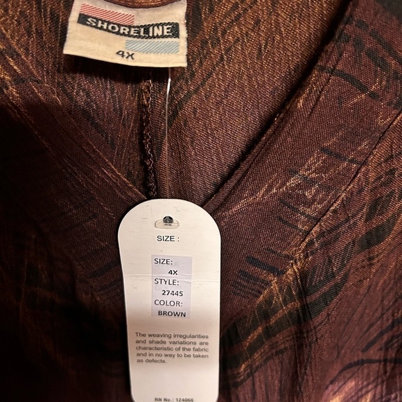 Ladies, very pretty, tunic or bathing suit, coverup,could be worn with leggings. - Picture 3 of 5